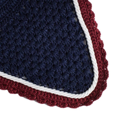 Flyveil – navy/burgundy-white