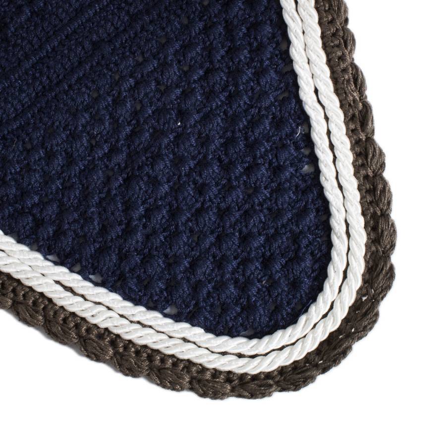 Bonnet - bleu marine/gris-blanc/blanc