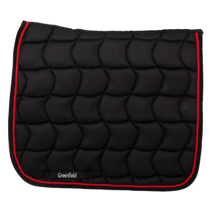 Zadeldoek Classic dressuur - zwart/zwart - rood
