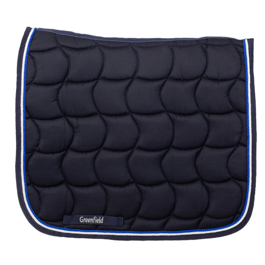 Zadeldoek Classic dressuur - blauw/blauw - koningsblauw/wit