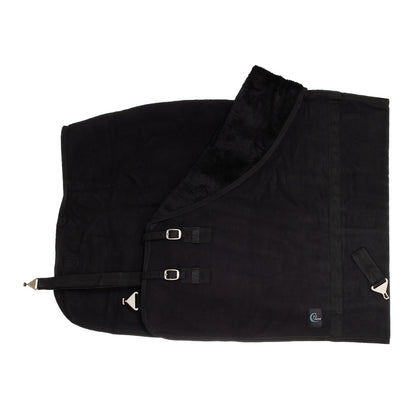 Chemise polaire teddy double - noir