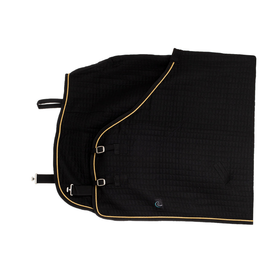 Chemise thermo - noir/noir-or