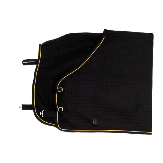 Thermo rug - black/black-gold