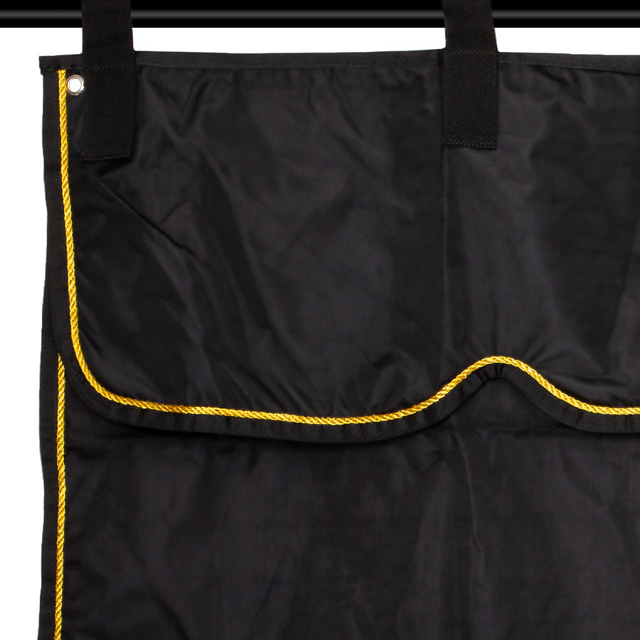 Stable curtain black/black - gold