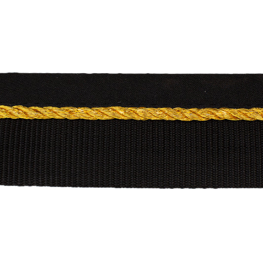 Zadeldoekhouder zwart/zwart - goud
