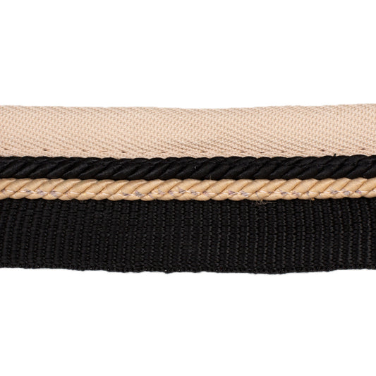 Zadeldoekhouder zwart/beige - zwart/beige
