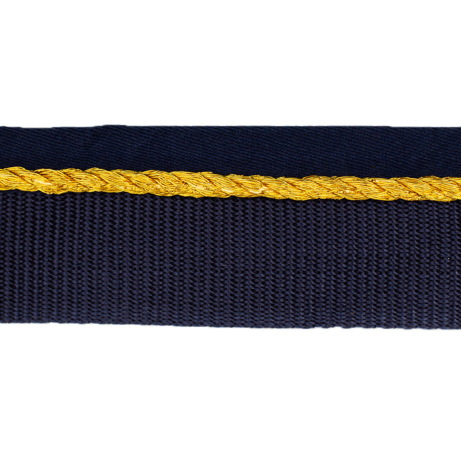 Porte tapis bleu marine/bleu marine-or