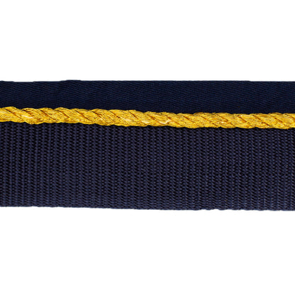 Porte tapis bleu marine/bleu marine-or