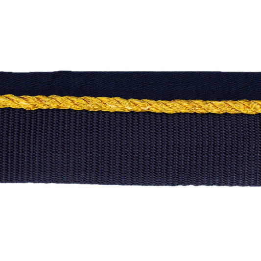 Porte tapis bleu marine/bleu marine-or