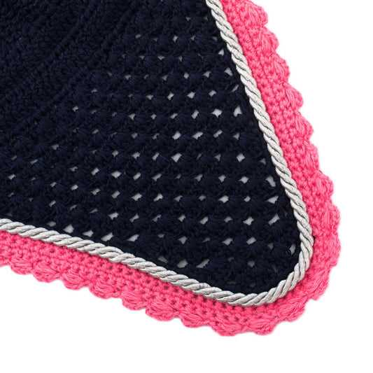 Flyveil - navy/fushia-silvergrey