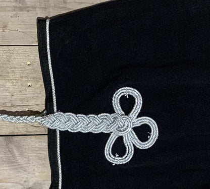 Couvre-reins polaire - noir/noir-argent