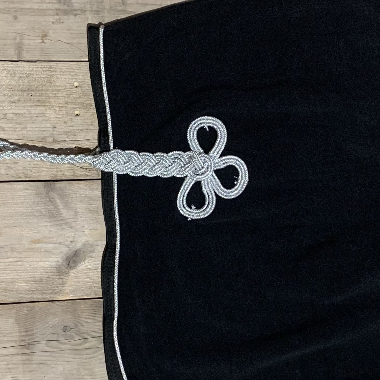 Couvre-reins polaire - noir/noir-argent