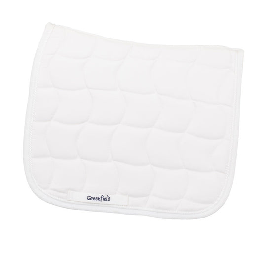 Zadeldoek Classic dressuur pony - wit/wit - wit