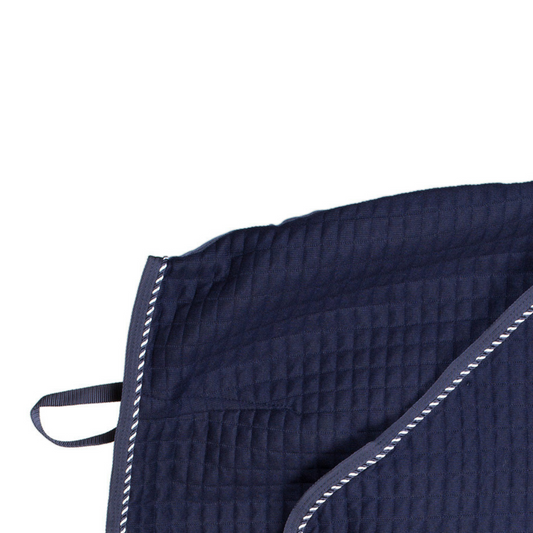 Thermo-Vierteldecke - Navy/Navy-Mix