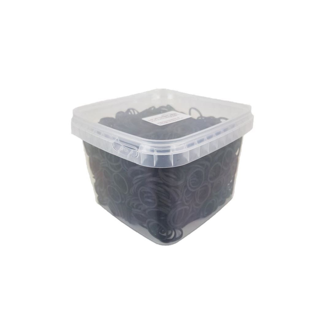Black Braiding Bands 250GR