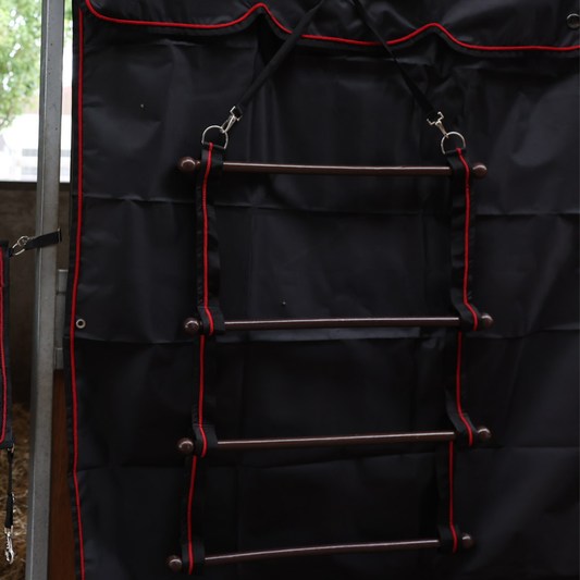Porte tapis noir/noir - rouge