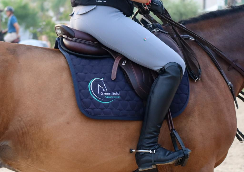 Saddle pad shield - White/White- White