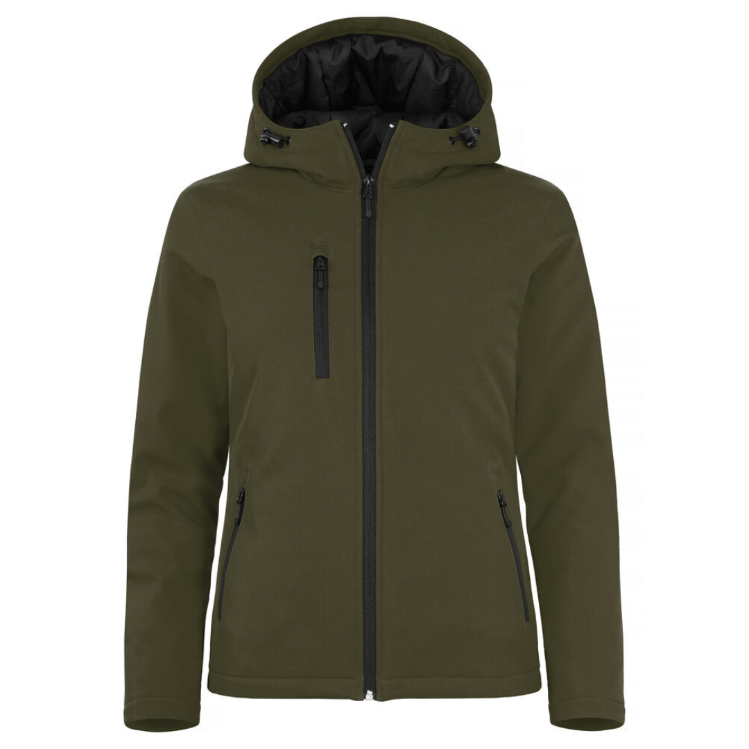 Damen - Wattierter Hoody Softshell