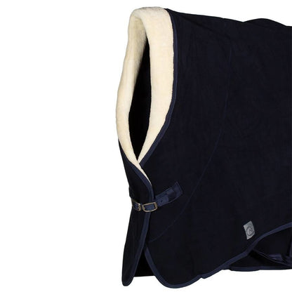 Fleece teddy kraag - blauw