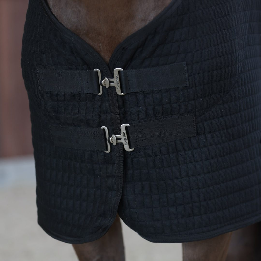Thermo rug - black/black