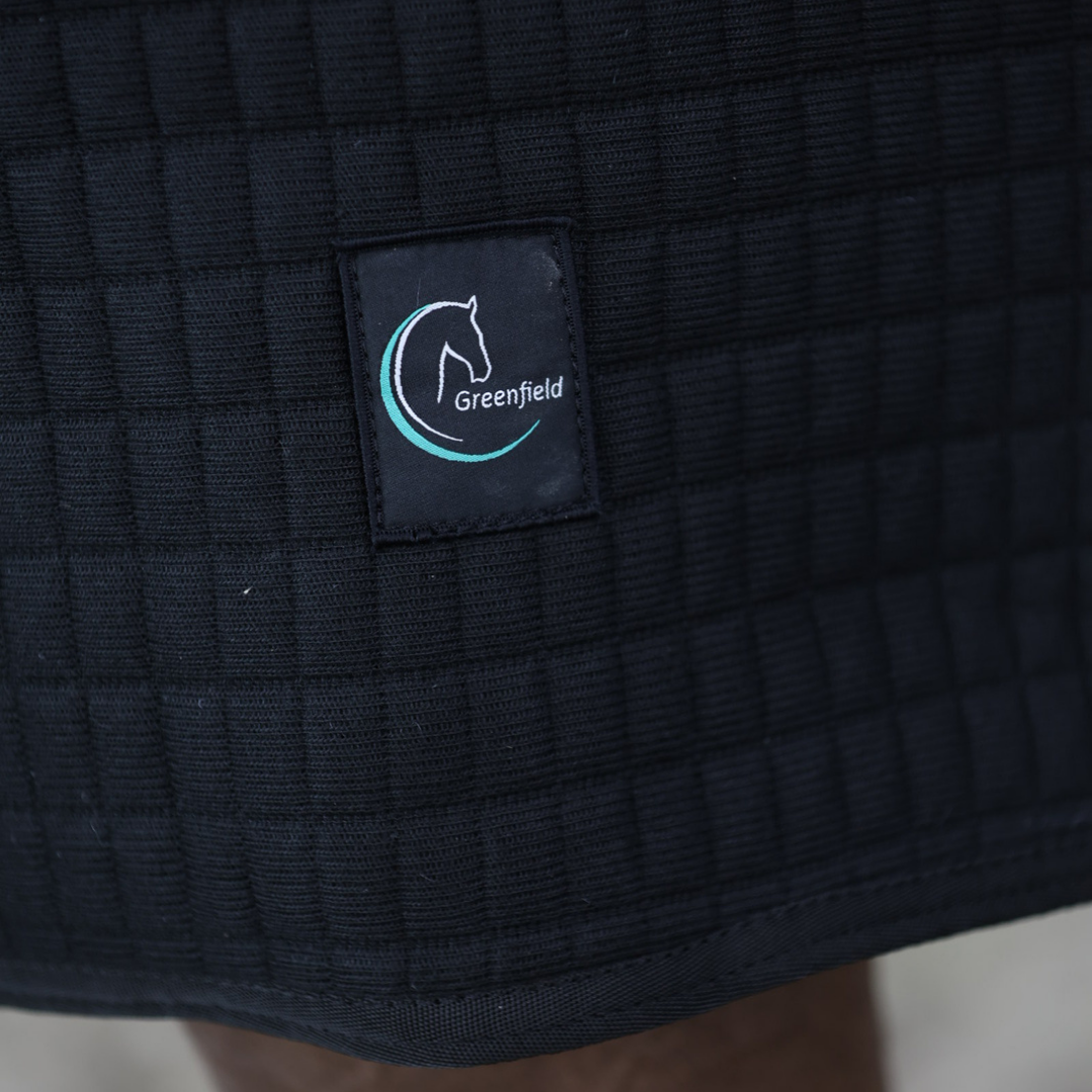 Thermo rug - black/black