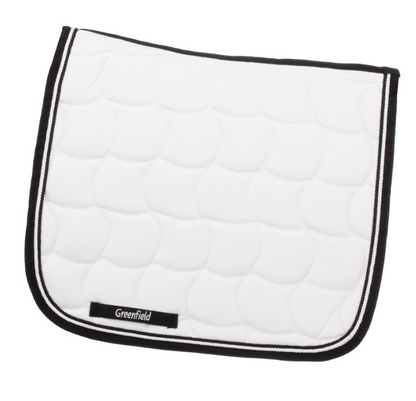 Zadeldoek Classic dressuur - wit/zwart - wit/zwart
