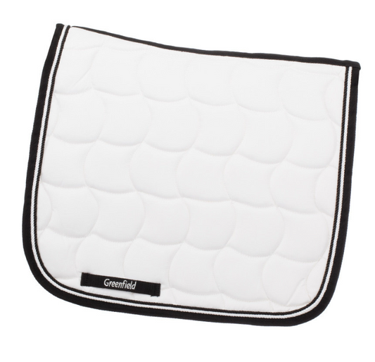 Tapis de selle Classic dressage - blanc/noir-blanc/noir